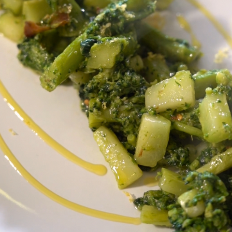 Le Ricette di Ortelia - Broccolo siciliano con alici, limone e peperoncino